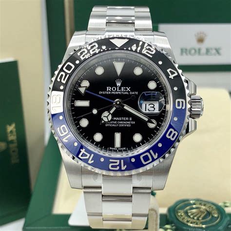 rolex gmt master ii gold price|rolex batman price chart.